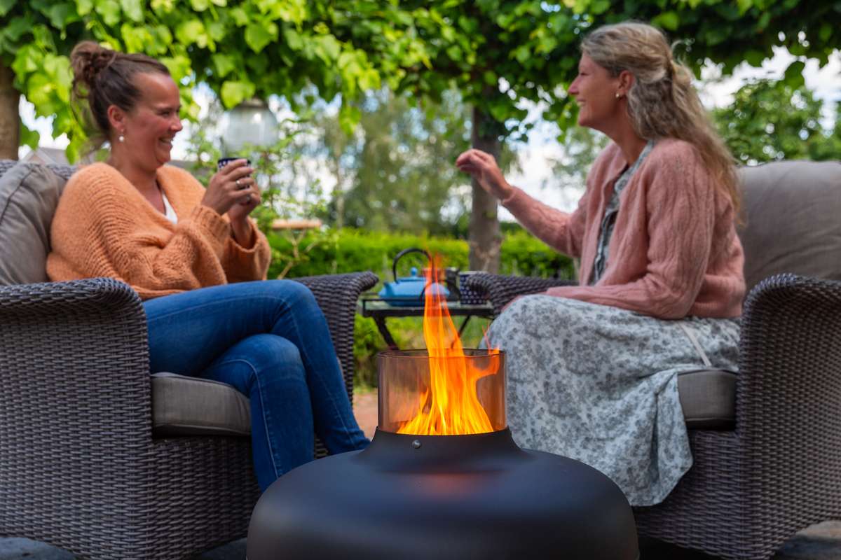Chauffage de terrasse à trépied
